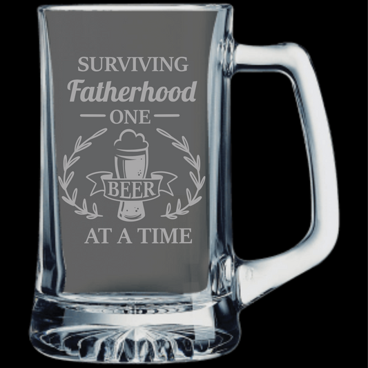 SURVIVING FATHERHOOD - 25oz Beer Mug