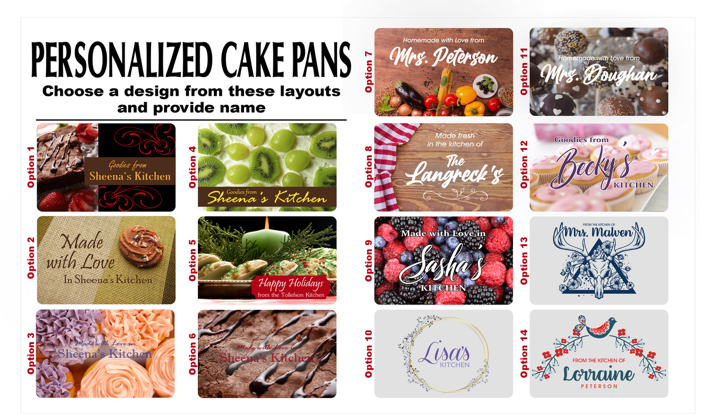 Cake Pan - (Full Color)