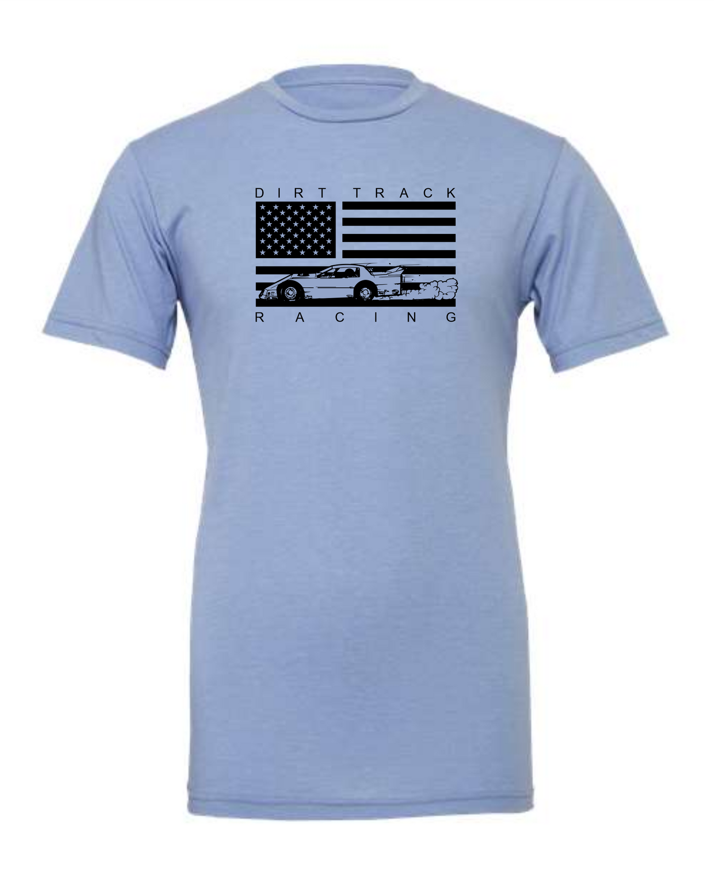 DIRT TRACK RACING AMERICAN FLAG