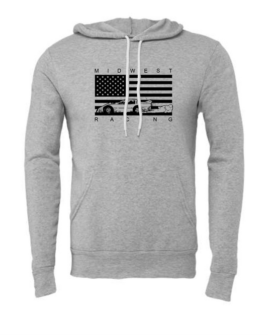 DIRT TRACK RACING AMERICAN FLAG - Sweatshirt
