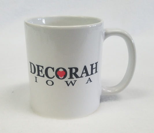 Decorah Iowa Heart  - 10 oz. Mug