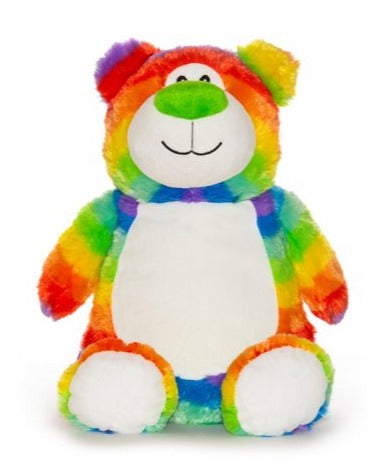 Rainbow Teddy - Custom Cubbie